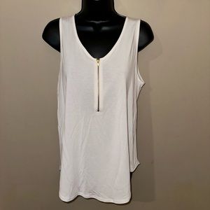 Zip Up Tank Top